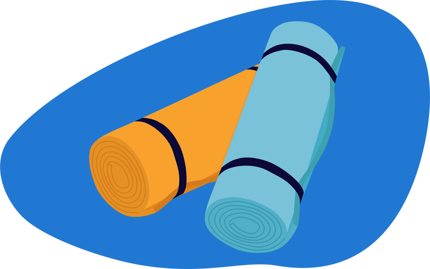 matelas de sol pour le camping